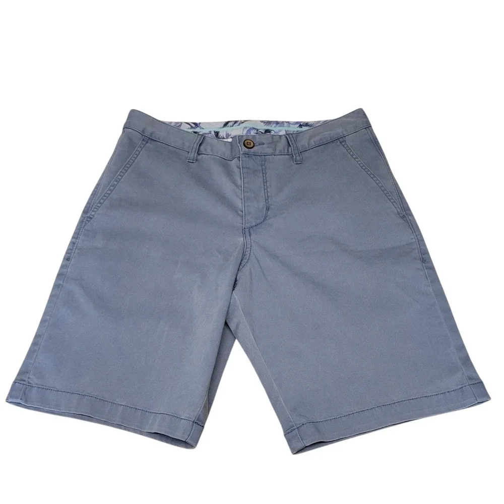 Tommy Bahama Boracay Shorts Mens 30 Chambray Blue NWT Cotten blend  C717